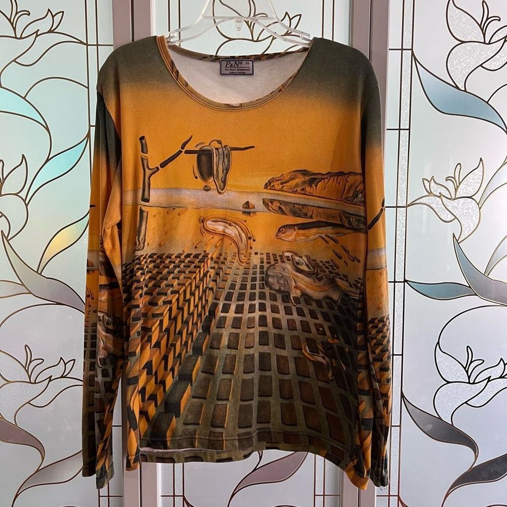 P & N The East’s Enlightened—SALVADOR DALI "The Persistence of Memory" long slee